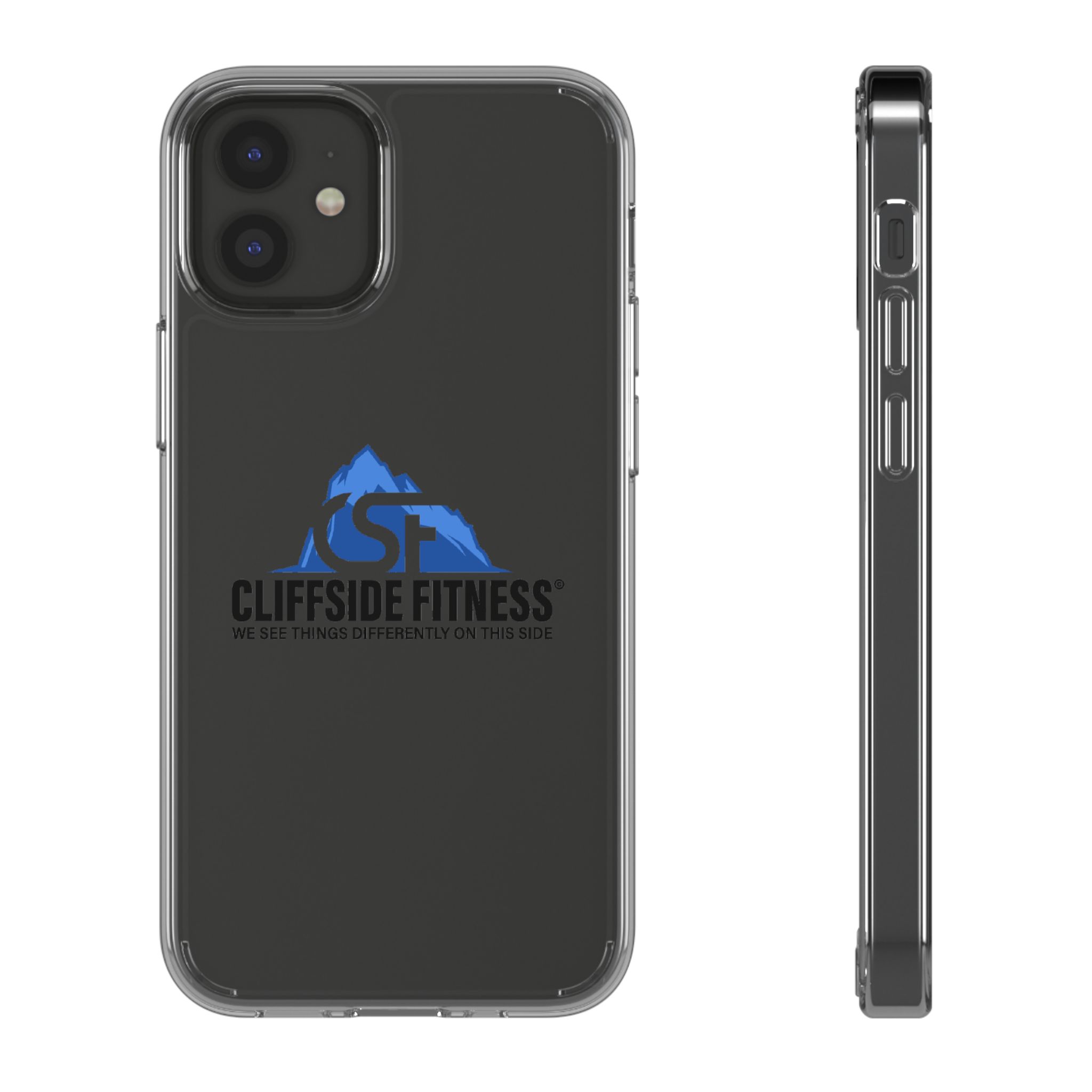 Clear Phone Case — Cliffside Fitness Logo Clear Protective Case