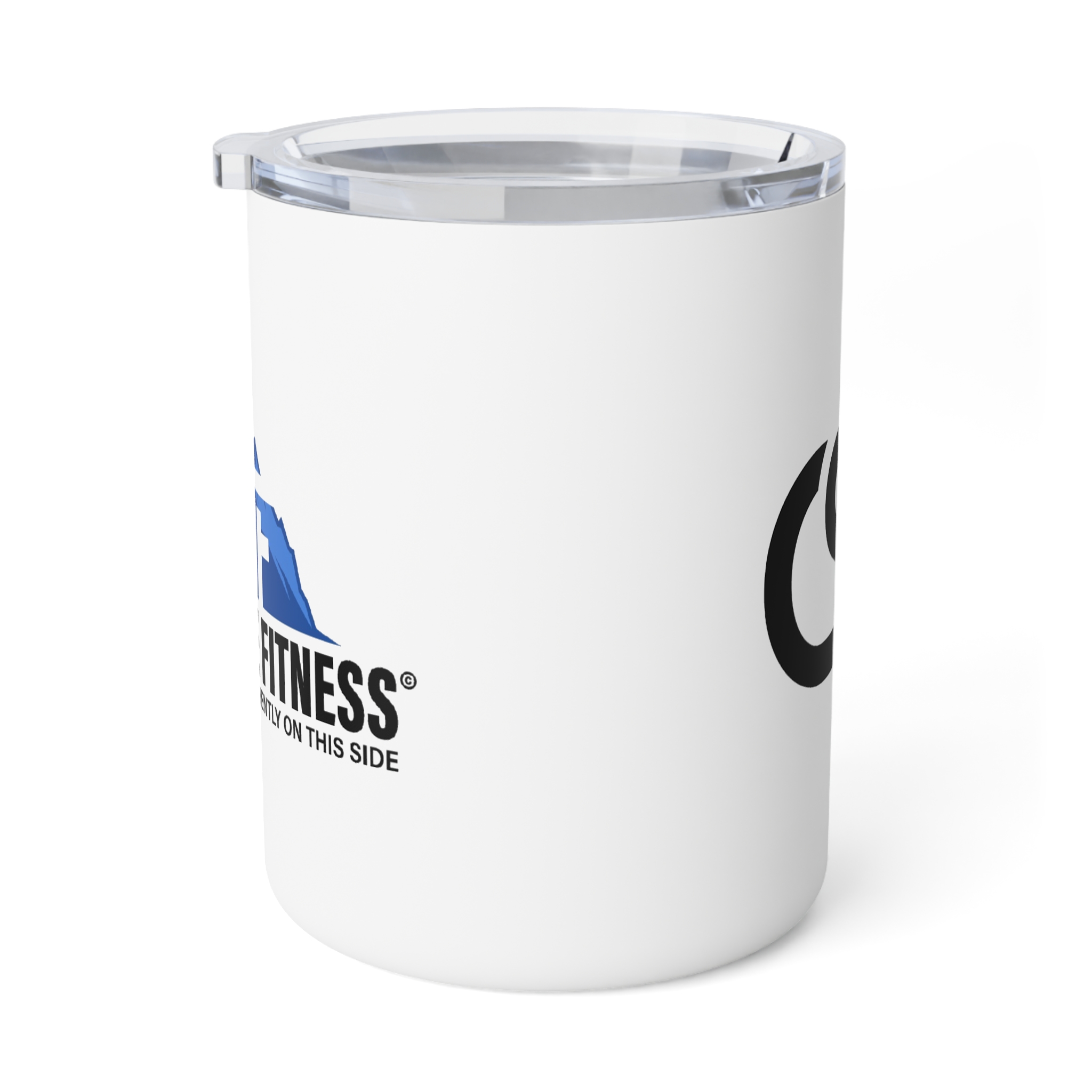 Insulated Coffee Mug 10oz — Cliff Fitness Logo Travel Tumbler