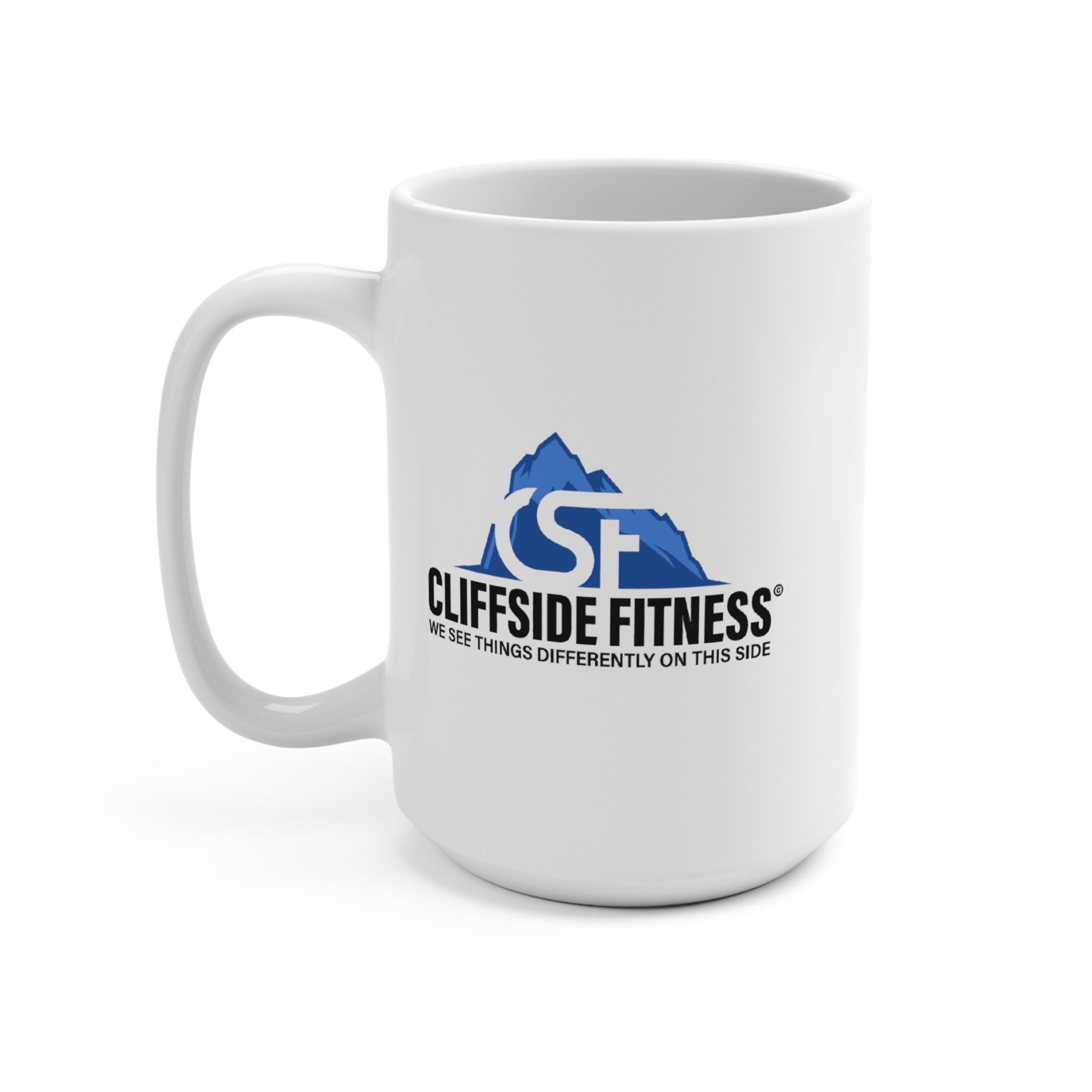 CSF Logo 15oz Ceramic Mug — Branded Coffee Cup for Office & Everyday Use