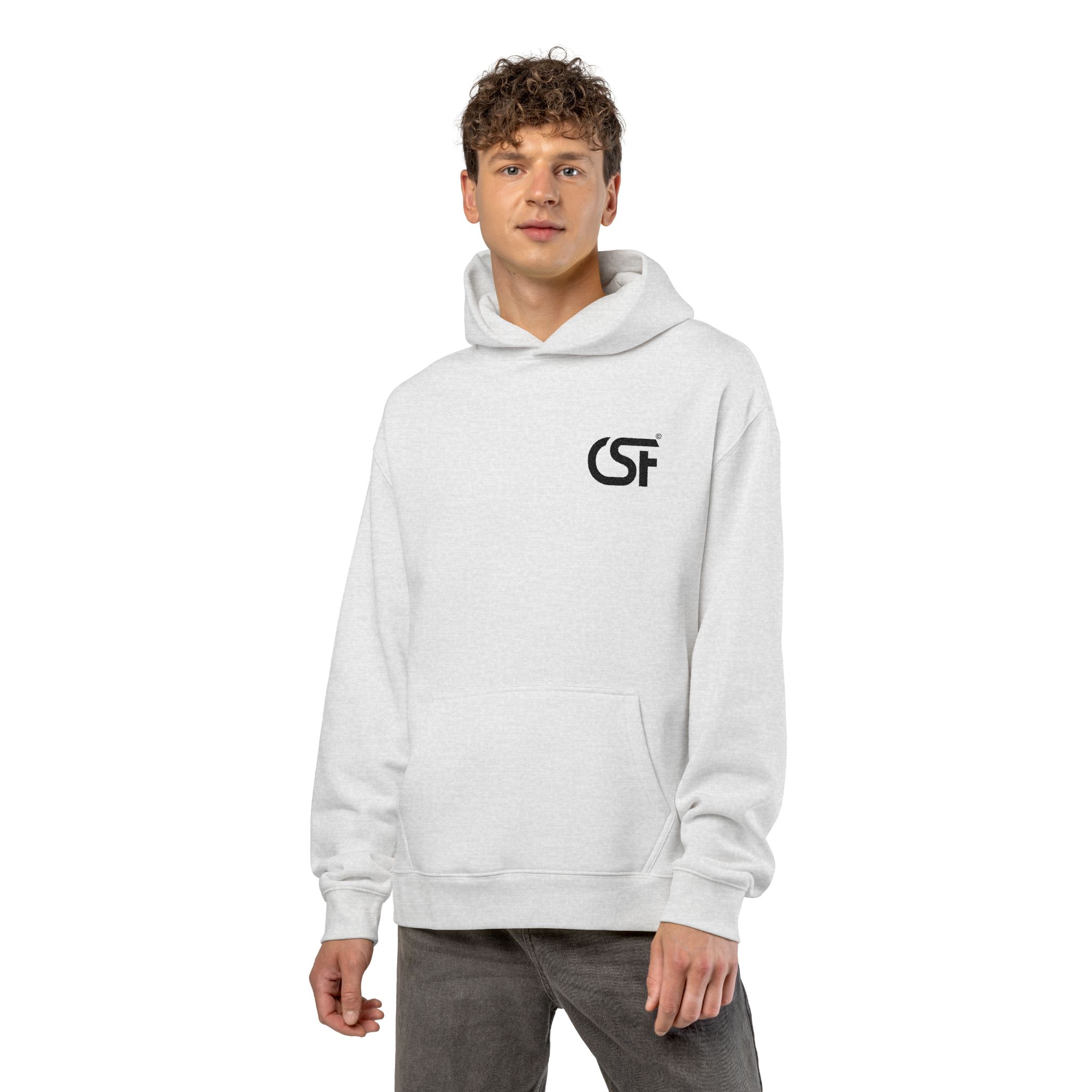 CSF Logo Hoodie — Minimal Casual Streetwear Pullover