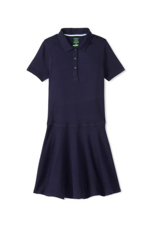 Adaptive Short Sleeve Interlock Polo Dress