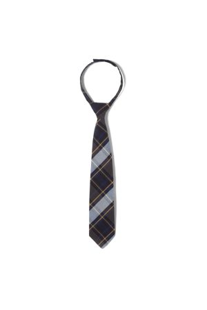 Adjustable Plaid Tie
